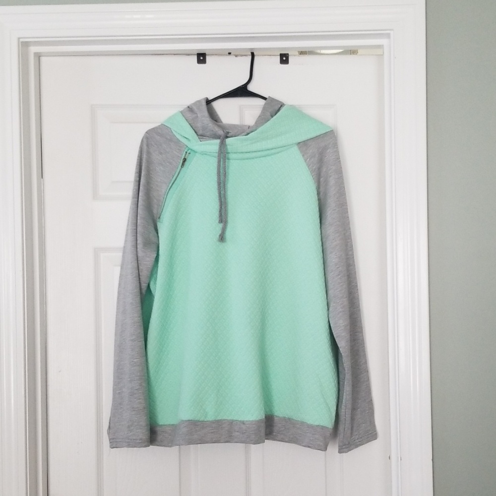 Double hooded sweatshirt